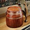 Design Toscano French Wine Barrel Side Table MH30119